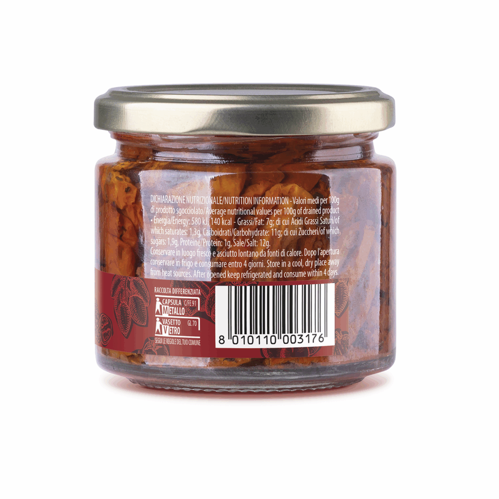 Pomodoro Datterino secco sott’olio 190 g. - immagine 2