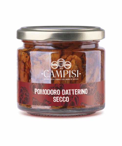 Pomodoro Datterino secco sott’olio 190 g.