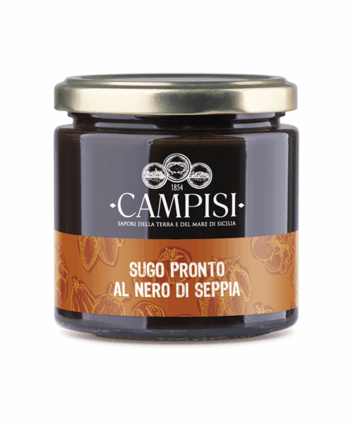 Sugo pronto al nero di seppia 220 g.