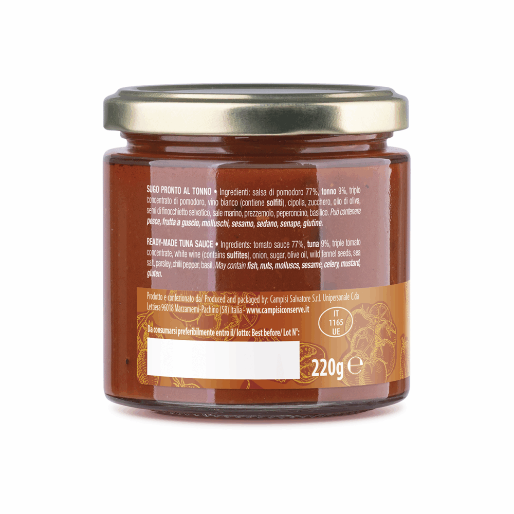 Sugo pronto al tonno  220 g. - immagine 3