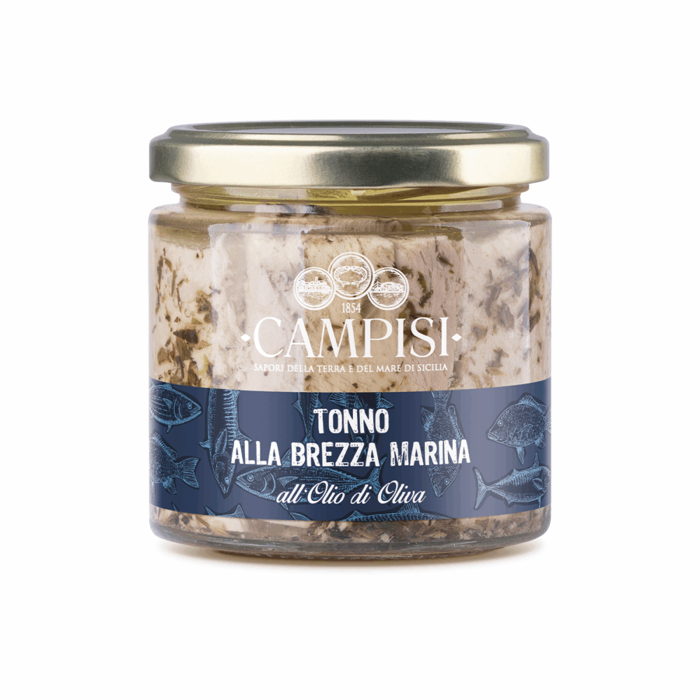 Tonno alla brezza marina in olio d'oliva 220g.