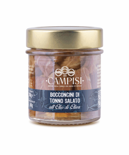 Bocconcini di tonno salato 100 gr.
