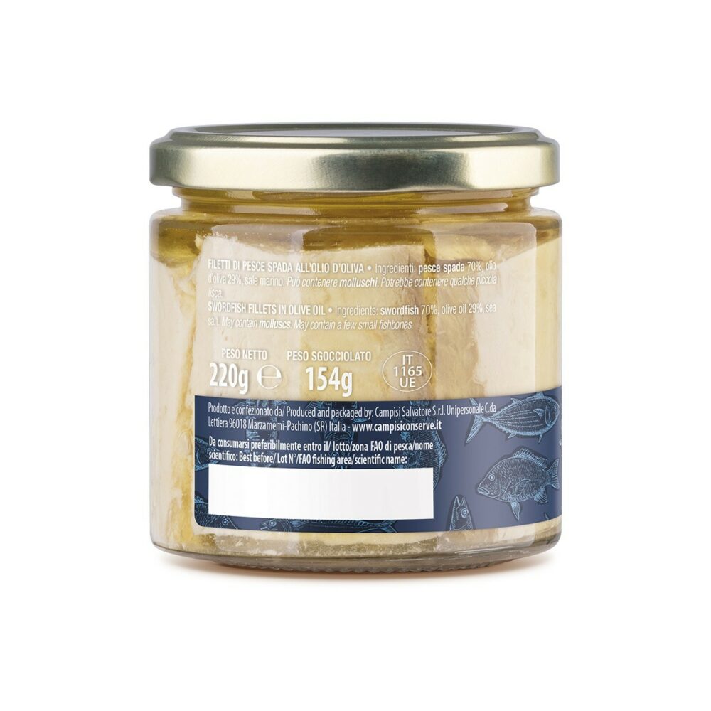 Filetti di pesce spada in olio d'oliva - immagine 3