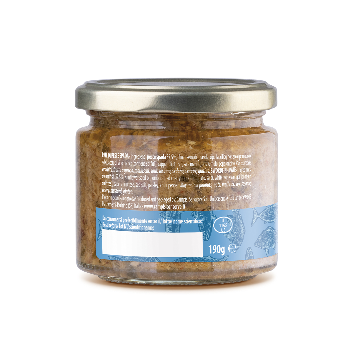 Patè di pesce spada 190g. - immagine 3