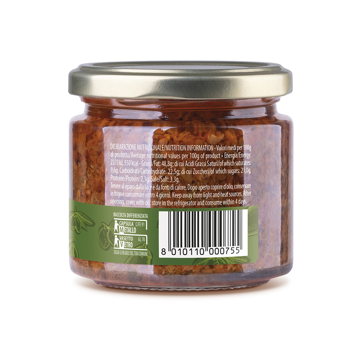 Paté mediterraneo 190 g - immagine 2