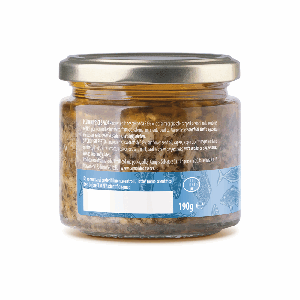 Pesto di Pesce Spada 190 g. - immagine 2