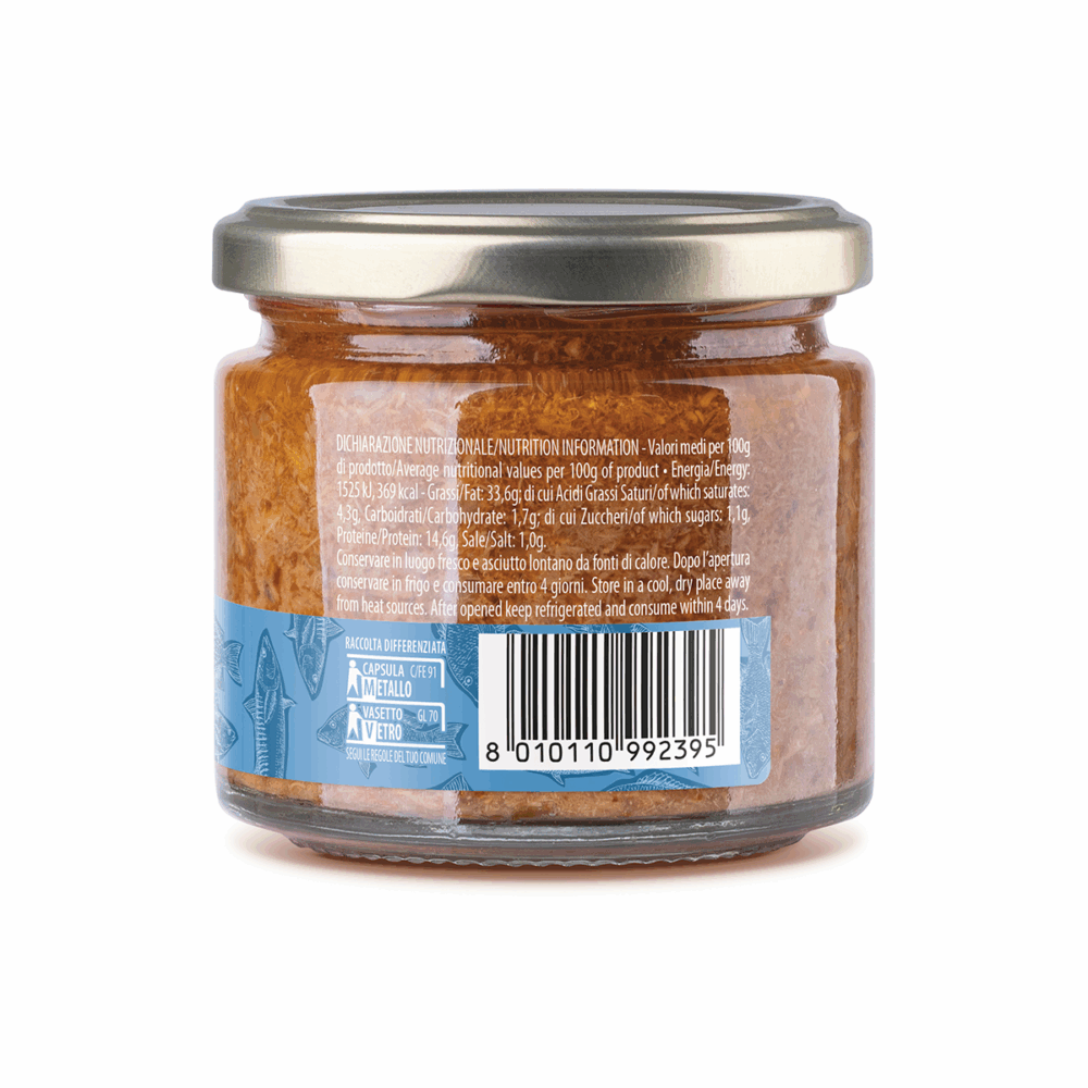 Pesto di tonno con capperi e peperoncino 210g - immagine 3