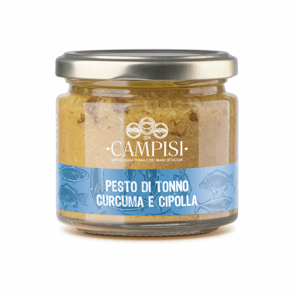 Pesto di tonno con curcuma e cipolla 190 g.