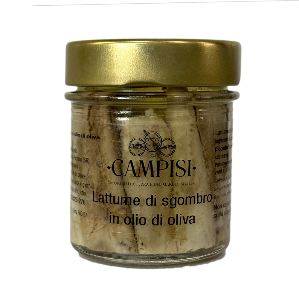 Lattume di sgombro in olio di oliva 90 g.