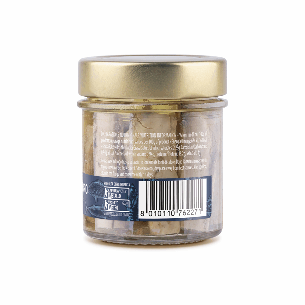 Lattume di sgombro in olio di oliva 100 g. - immagine 3