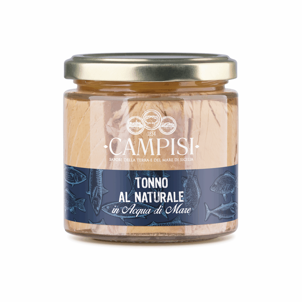 Tonno al naturale in acqua di mare da 220 gr.
