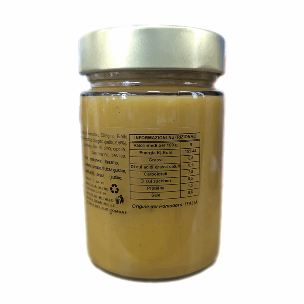 Salsa pronta di Pomodoro Ciliegino Giallo 300 g - immagine 3