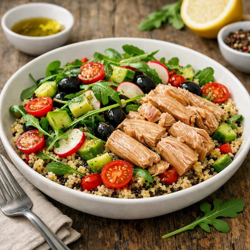 Insalata di Quinoa con Tonno Rosso Campisi