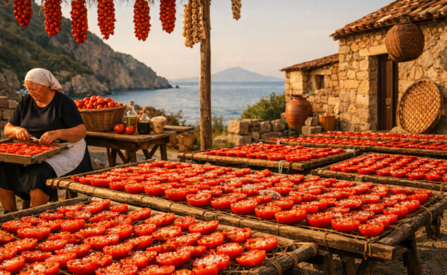 lavorazione pomodoro secco